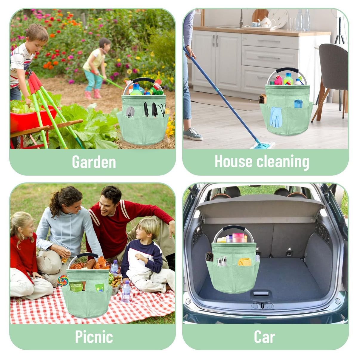 17L Cleaning Caddy with Handle