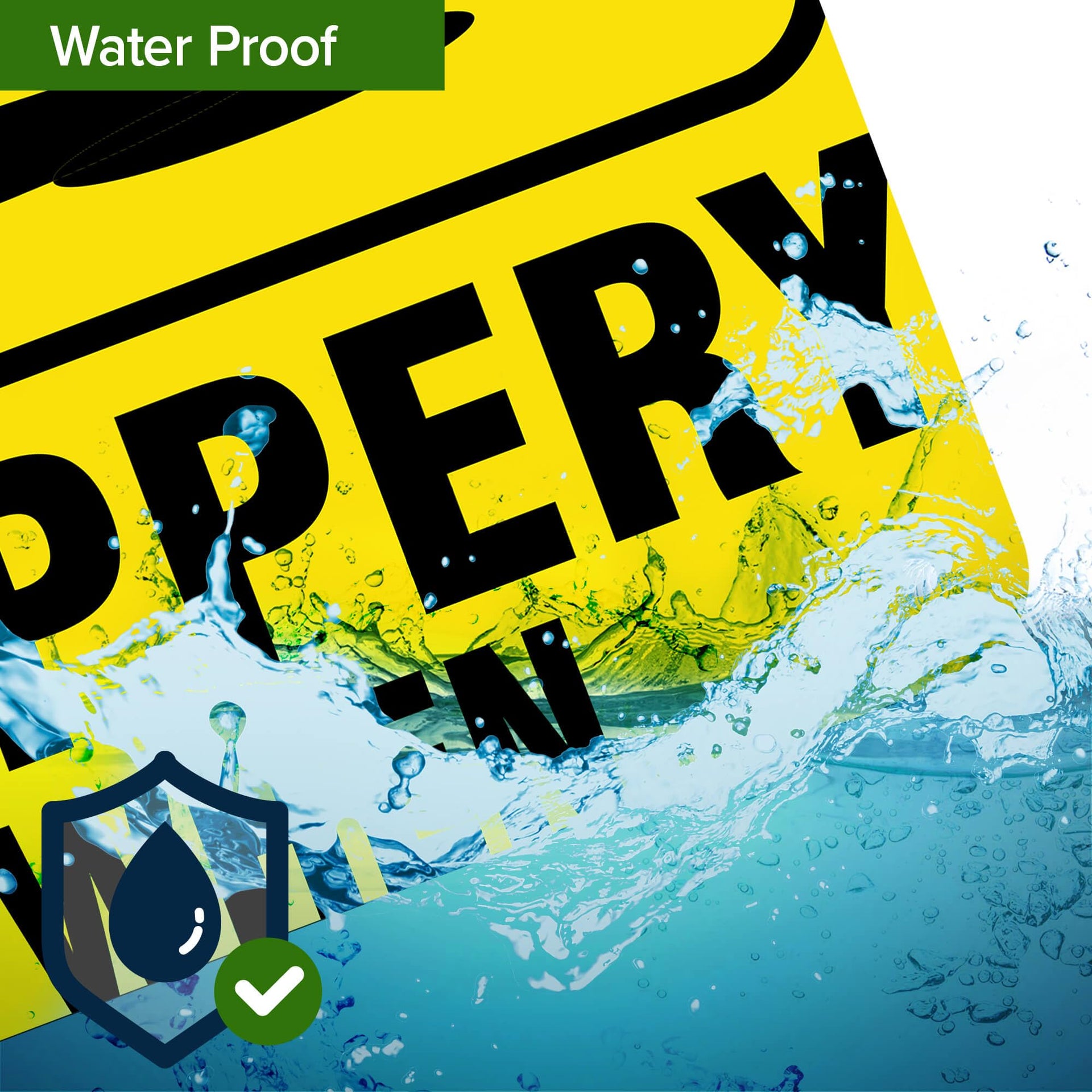 Caution Slippery When Wet Sign or ICY Sign