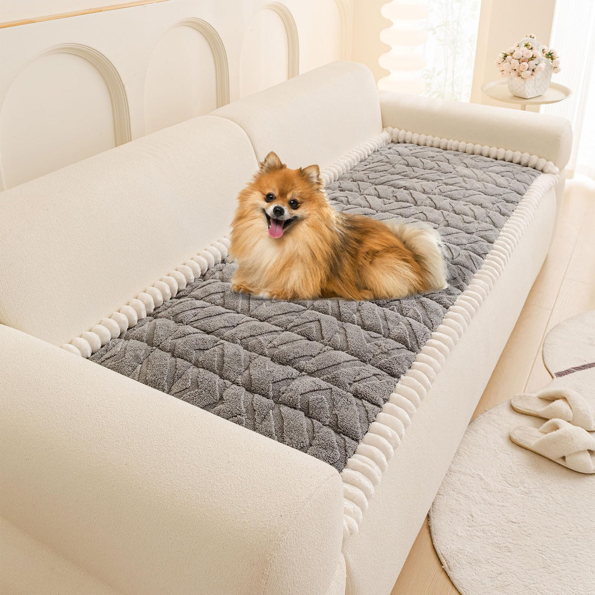 Plush Couch Protector for Dogs Washable (3 Ounce)