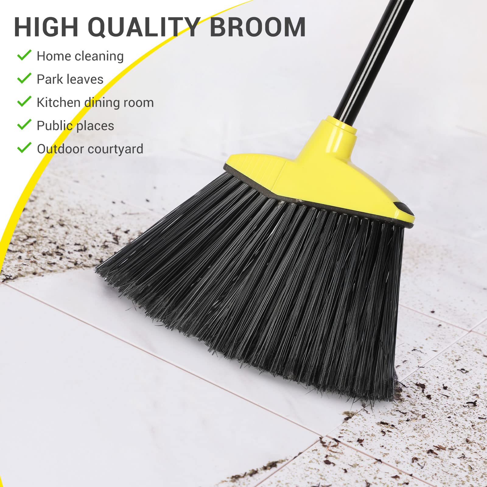 12 Pcs Heavy Duty Broom Bulk