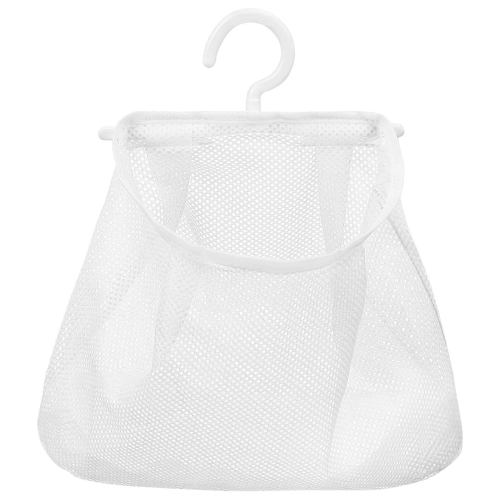 Hanging Mesh Bag Clothespin Storage Bag and Breathable Laundry for Socks Underwear Garlic Onions Foldable Kitchen Organizer 2 Pack 9.64 X 8.66 X 0.78 in