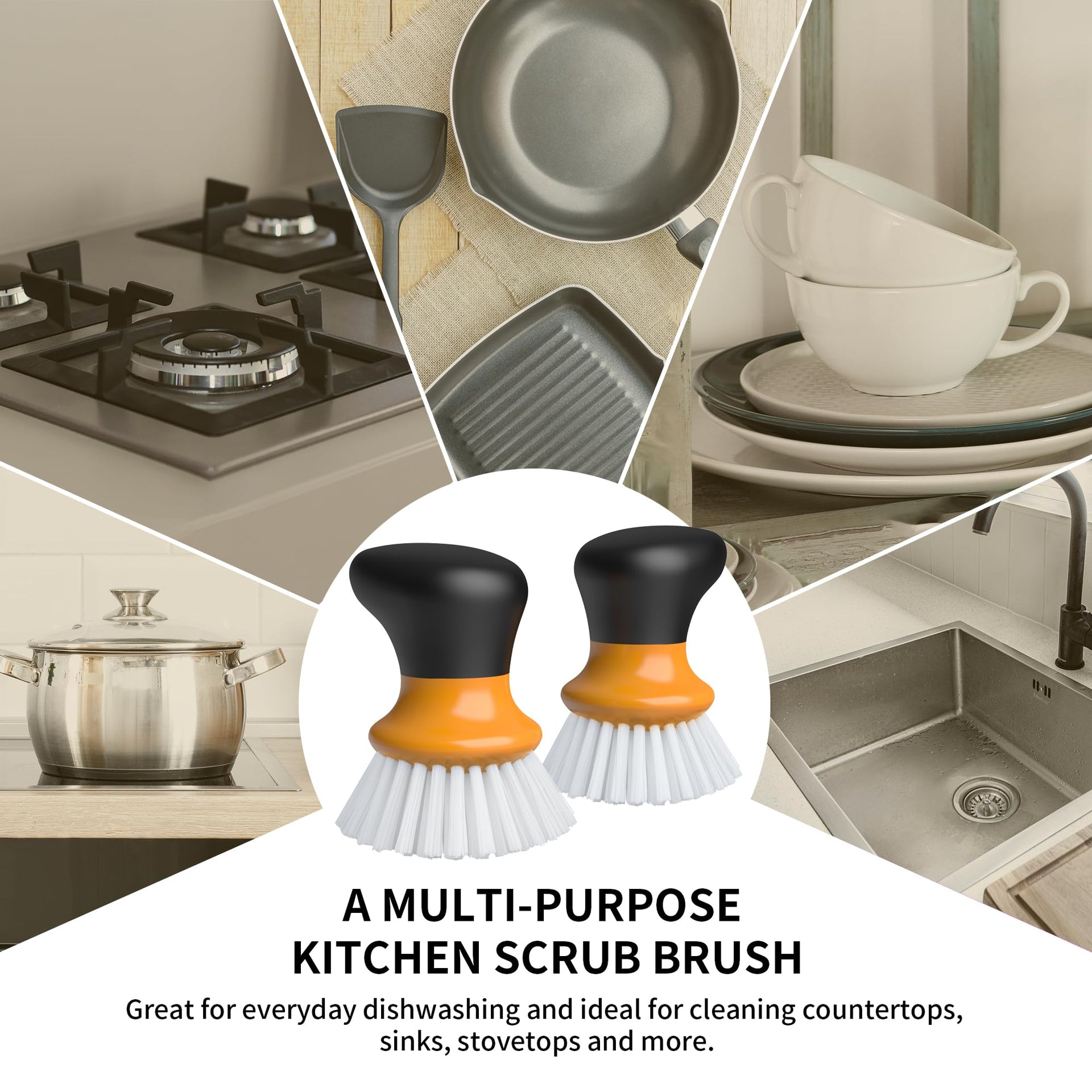 Dish Scrub Brush (2 Count)
