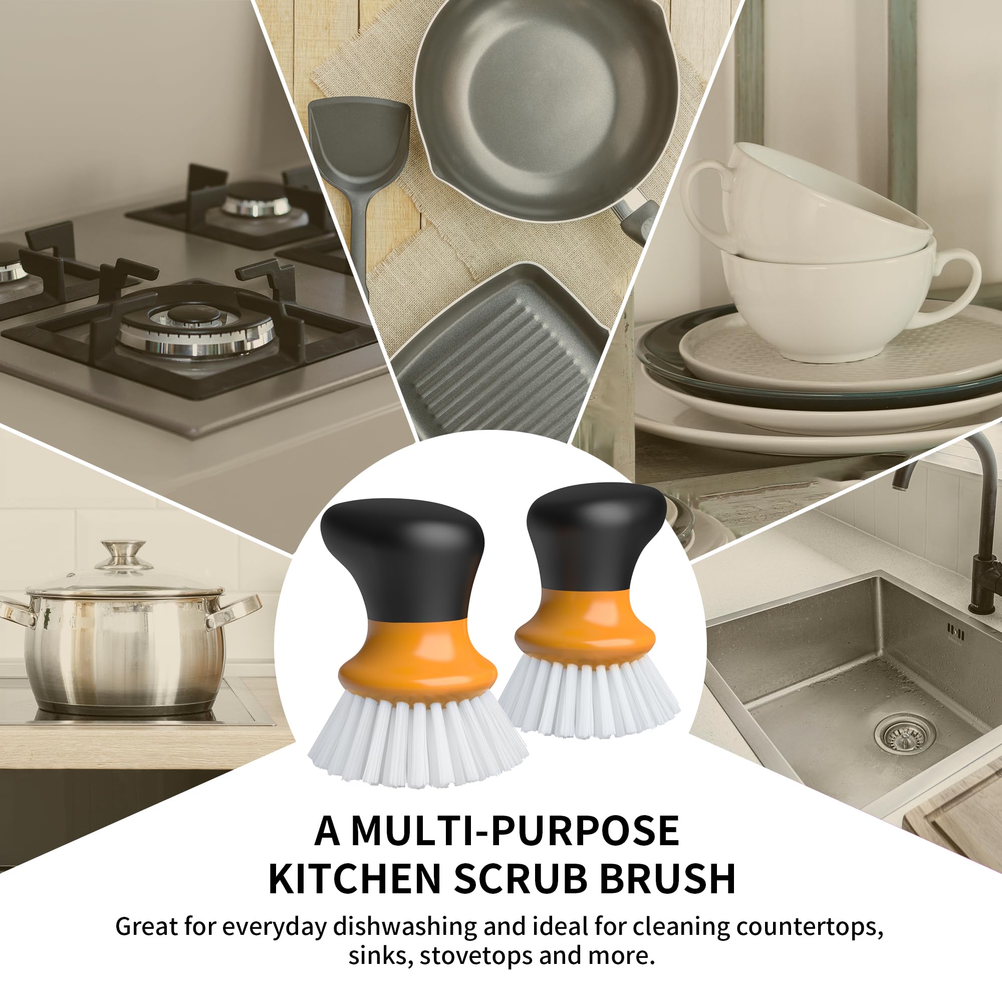 Dish Scrub Brush (2 Count)