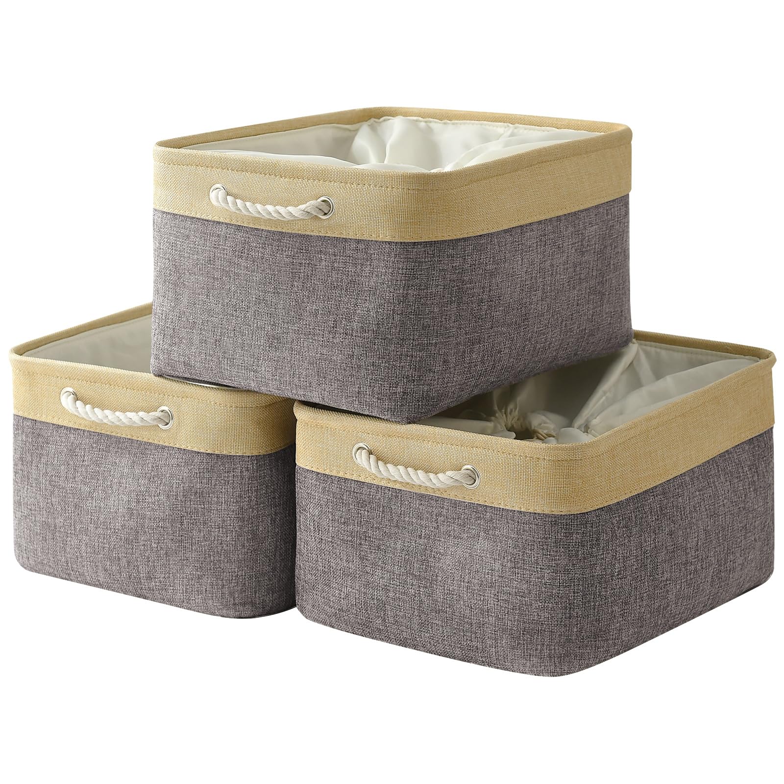 Storage Baskets for Organizing (3 Count)
