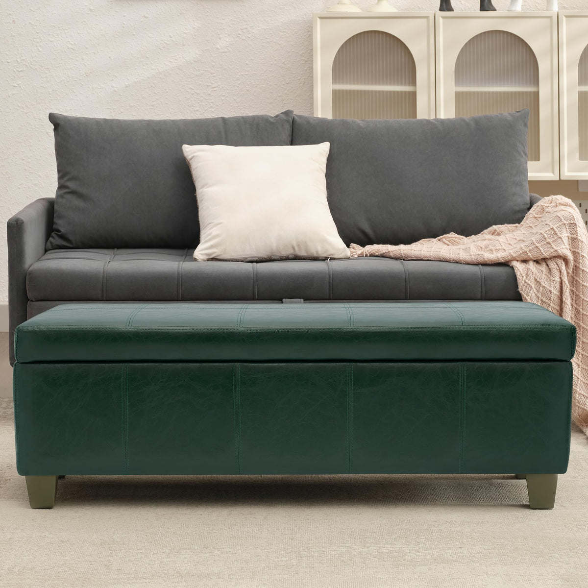51 Inch Storage Ottoman