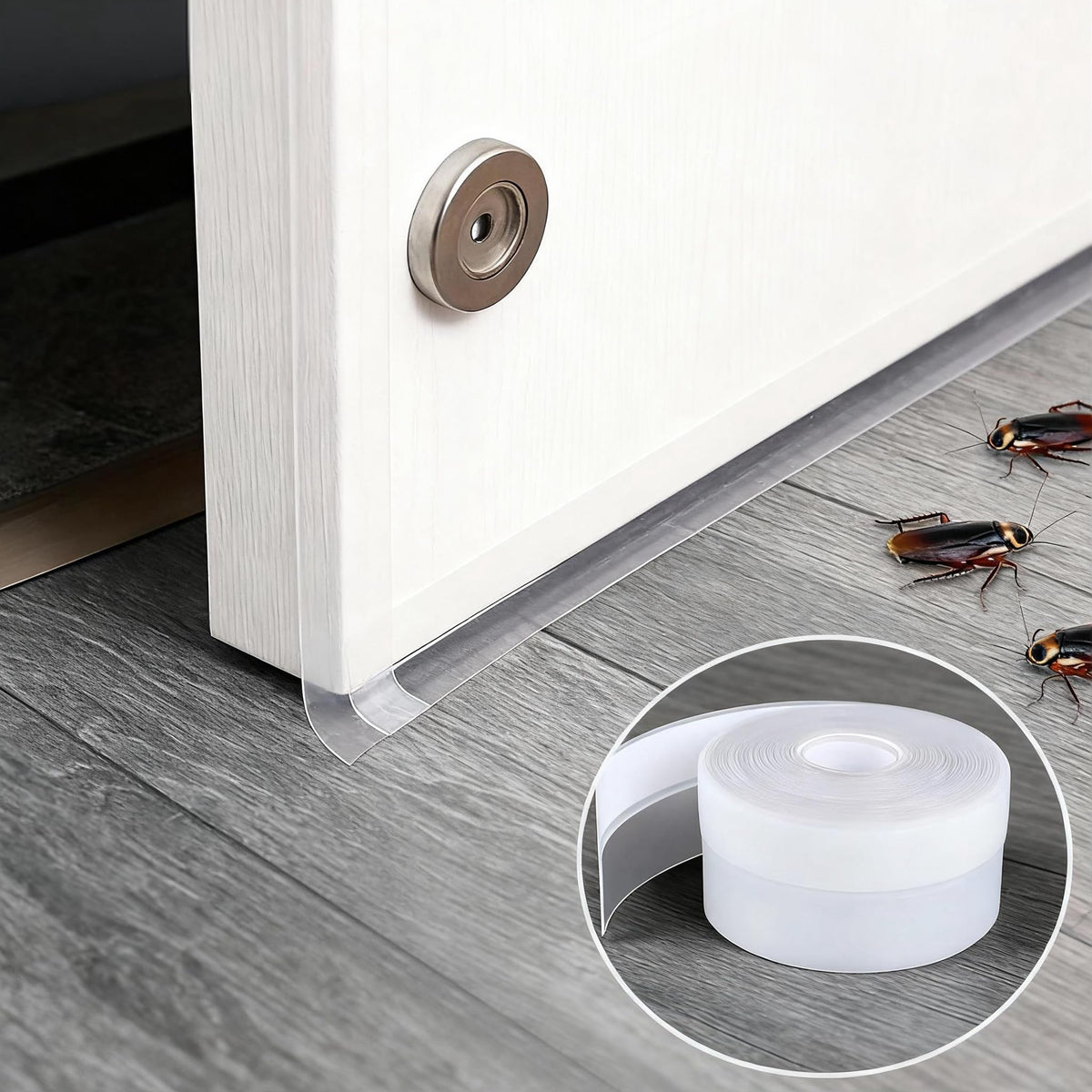Silicone Weather Stripping Door Seal (49.2 Foot)