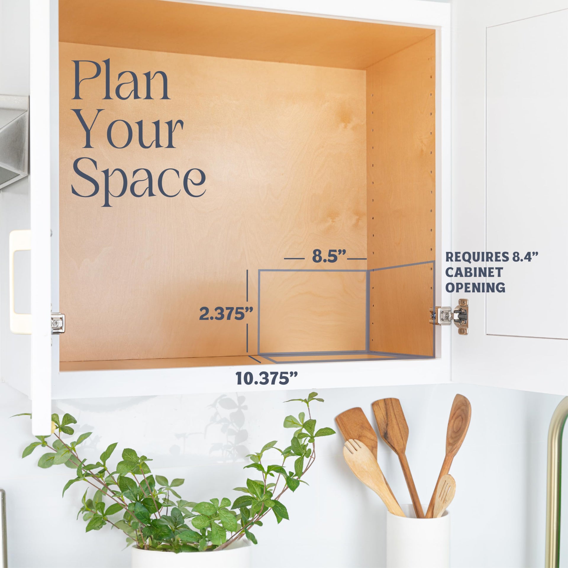 Pull Out Cabinet Organizer for Spices