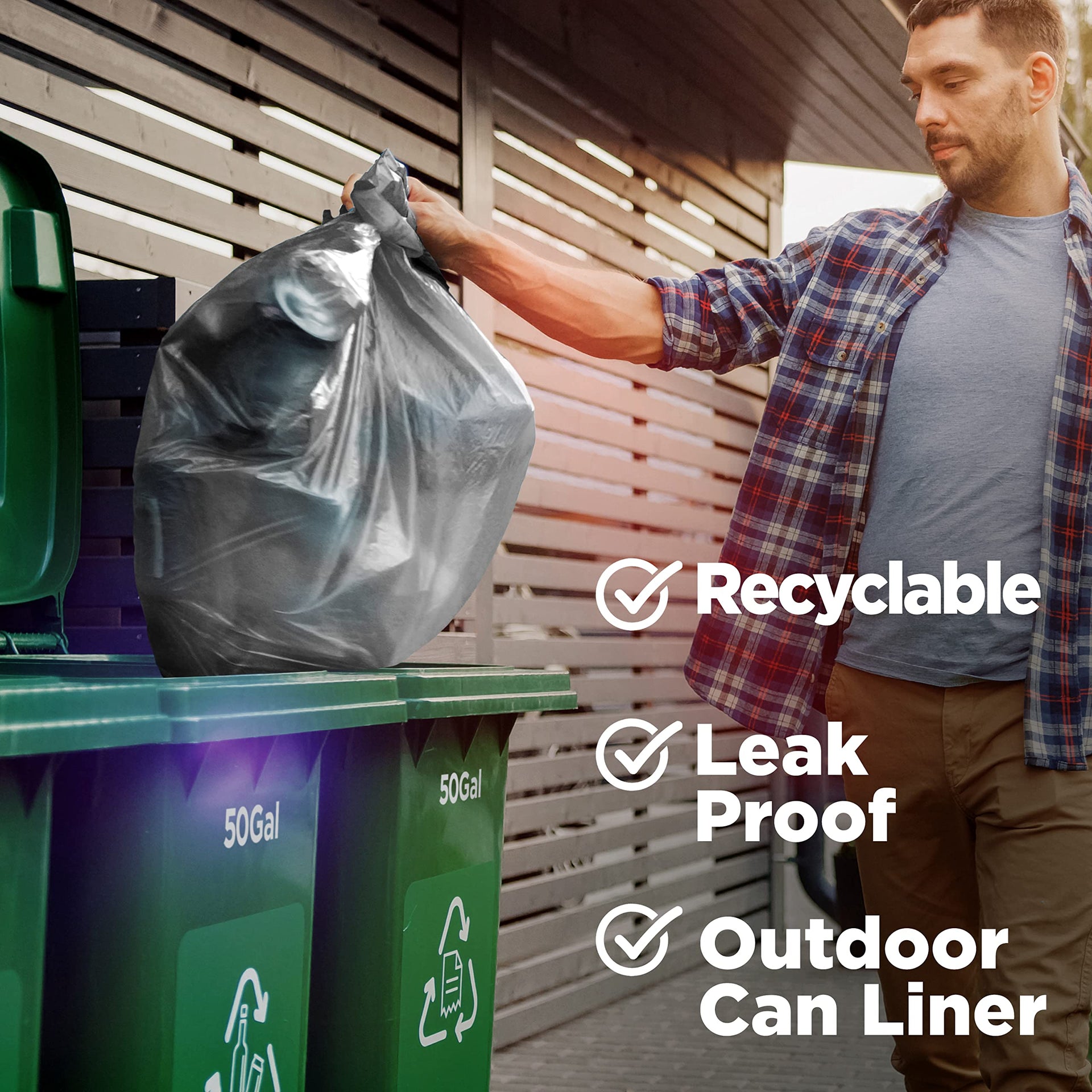42 Gallon Trash Bags (50 Count)