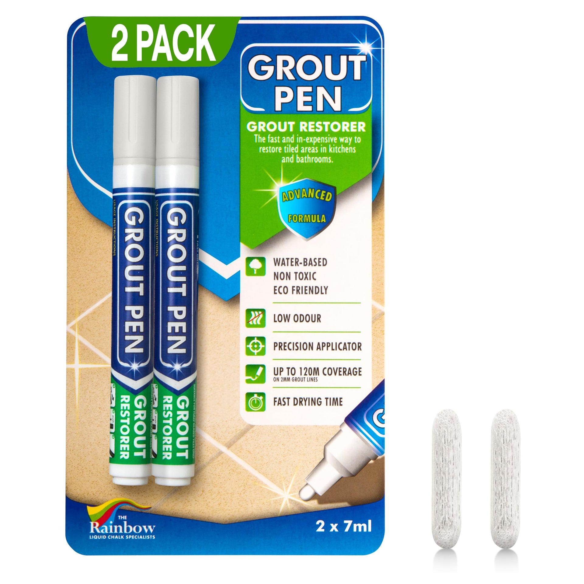 Grout Pen Winter Grey Tile Grout Paint Marker (2 Count)