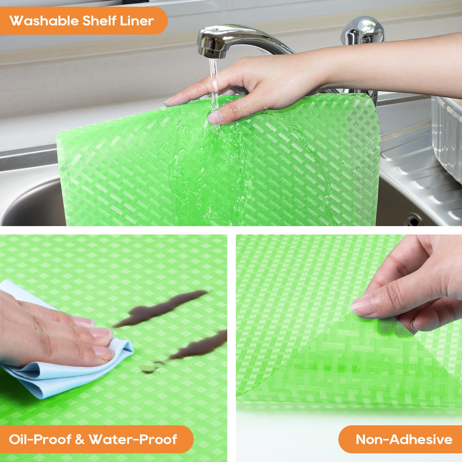 Shelf Liners for Kitchen Cabinets