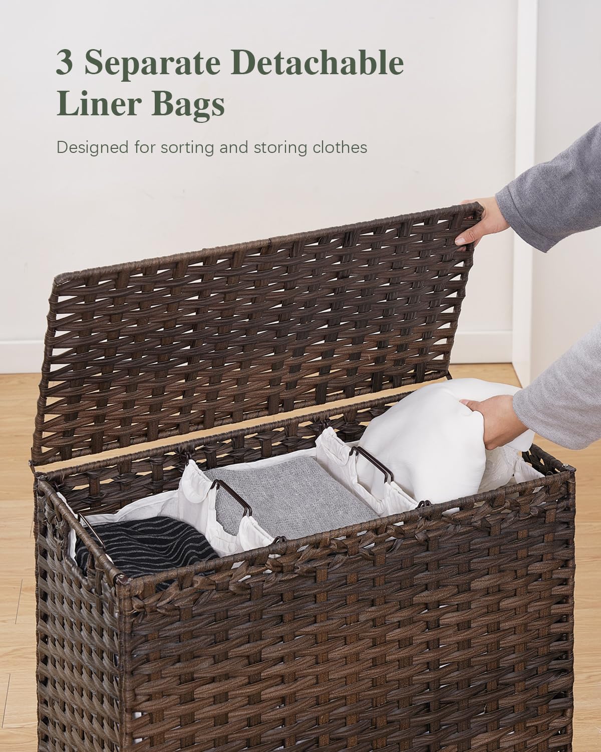 Laundry Hamper with Lid
