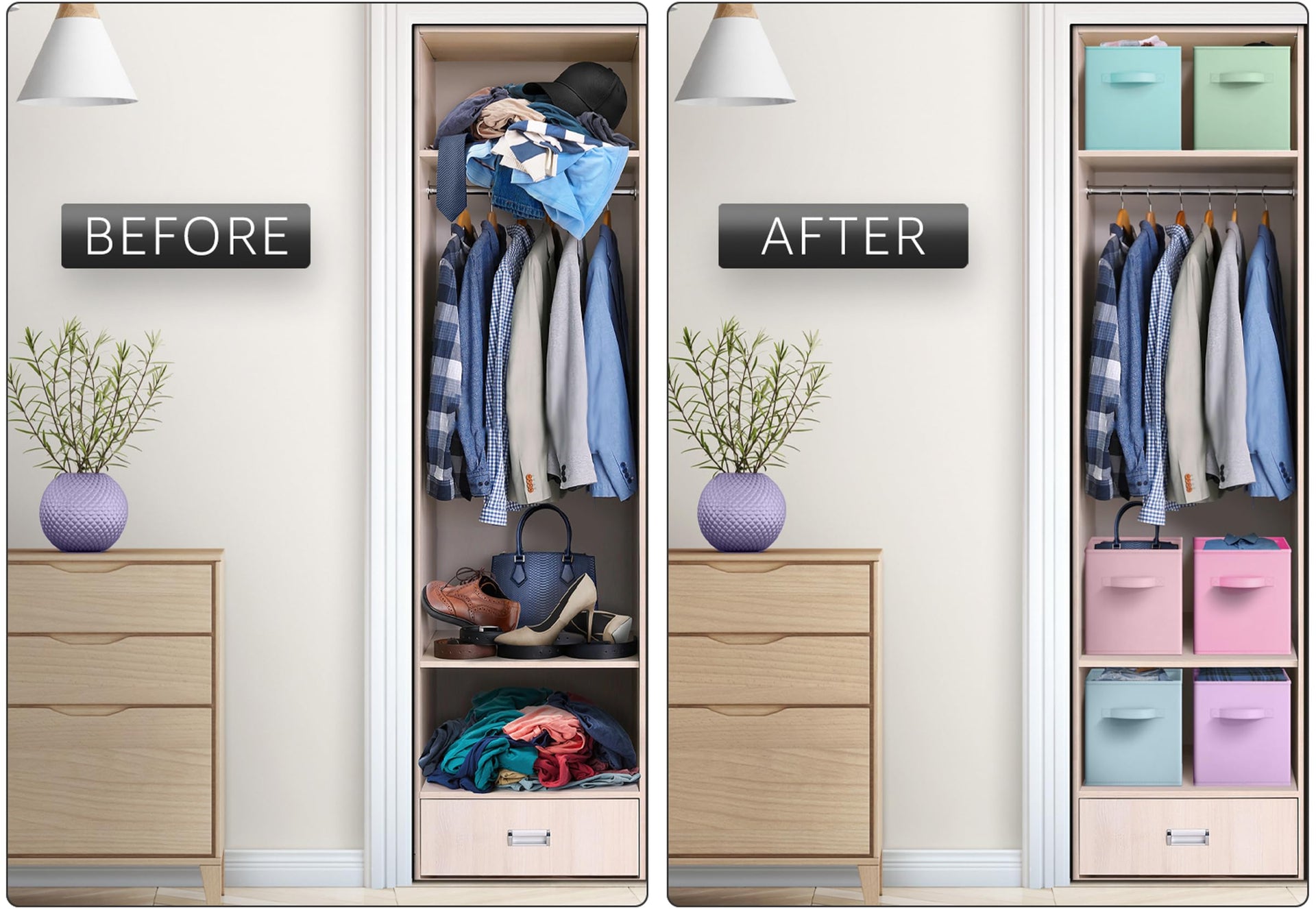Fabric Storage Cubes