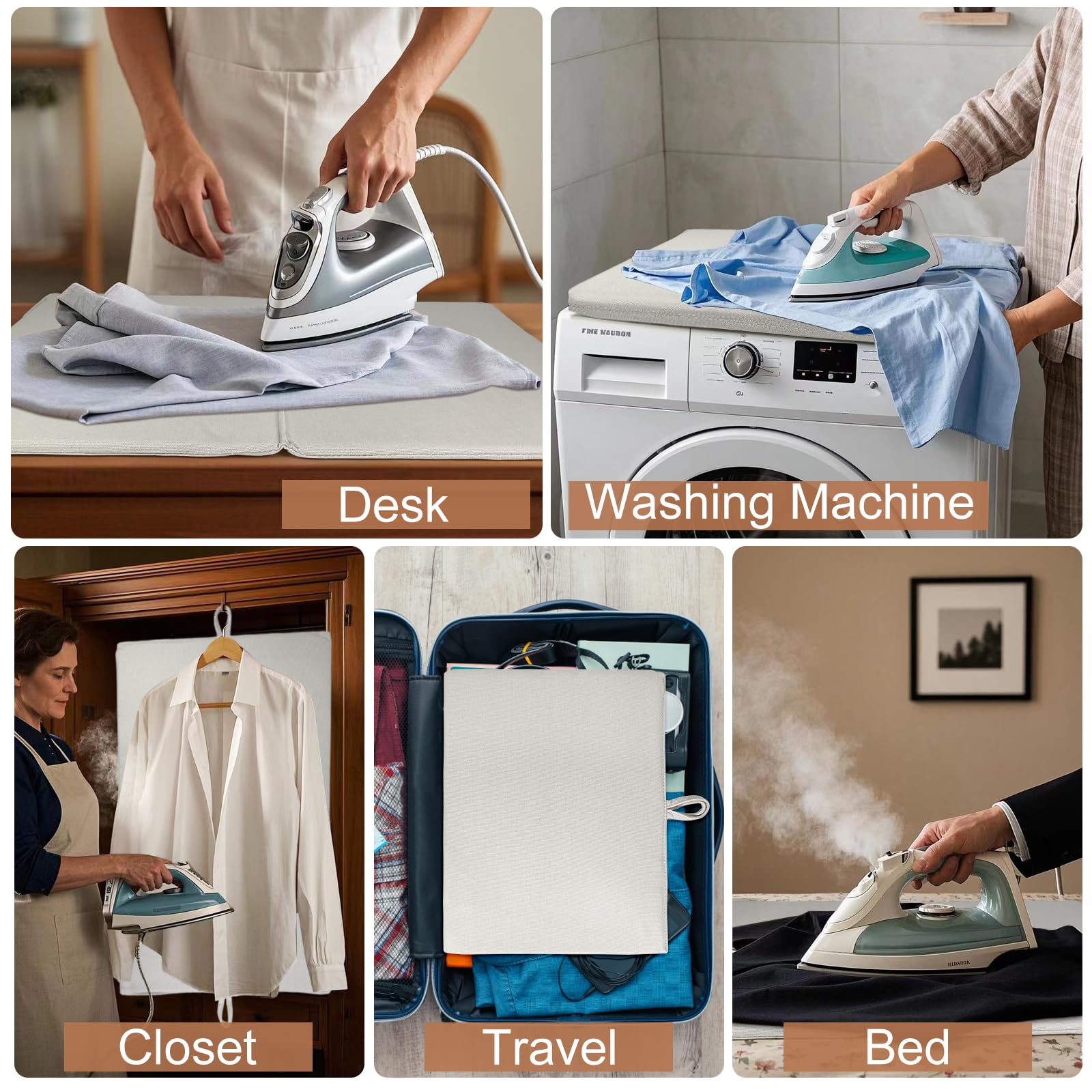 Small Ironing Mat Foldable for Tabletop
