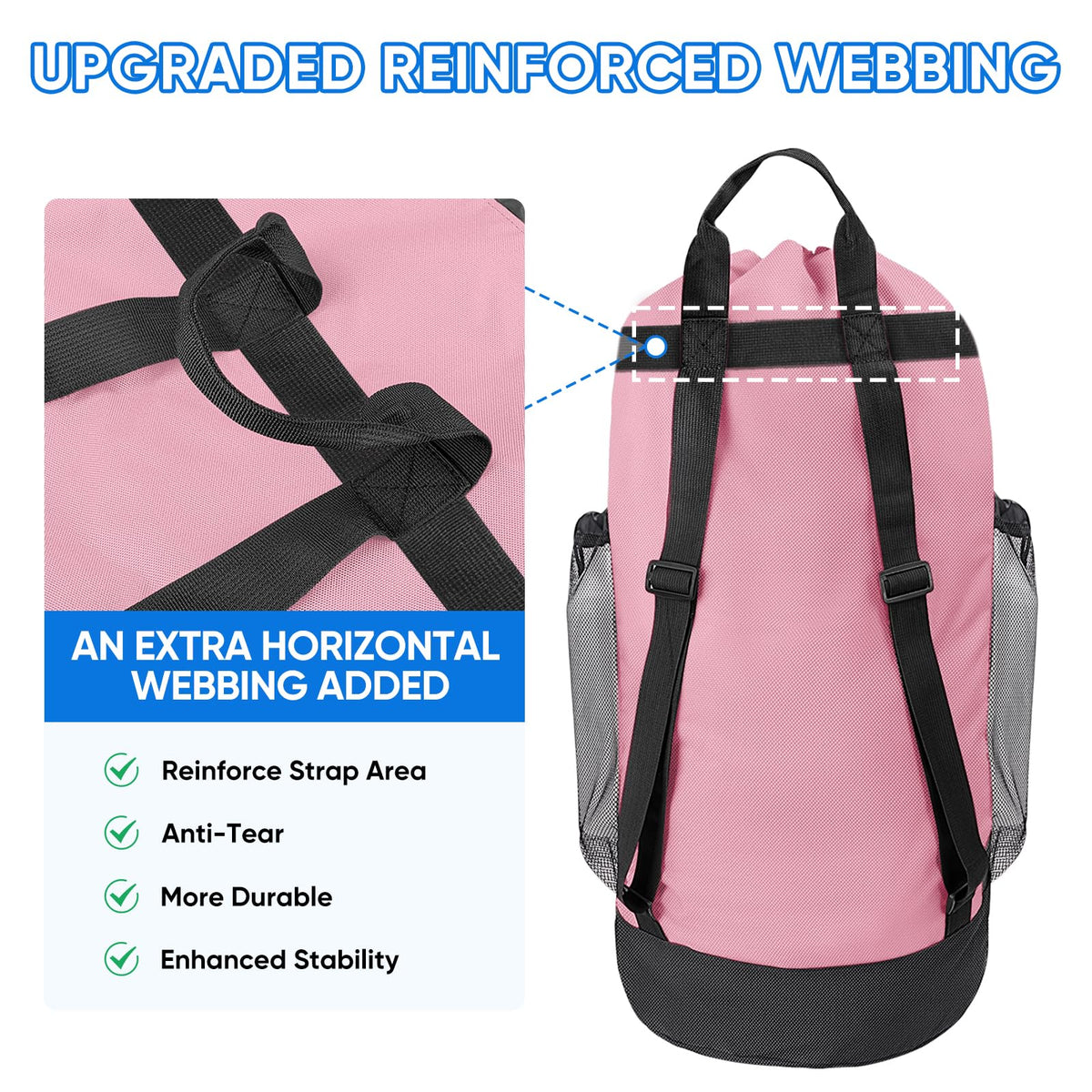 150L Laundry Bag Backpack