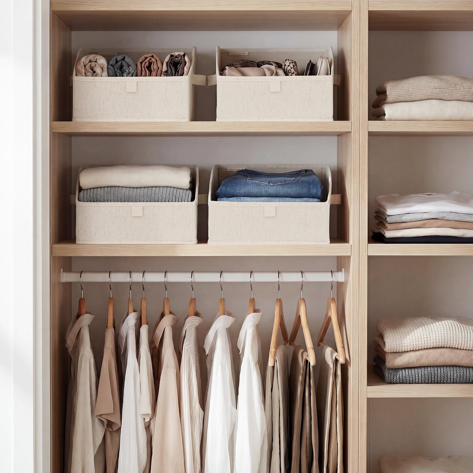 Closet Storage Bins (3 Count)