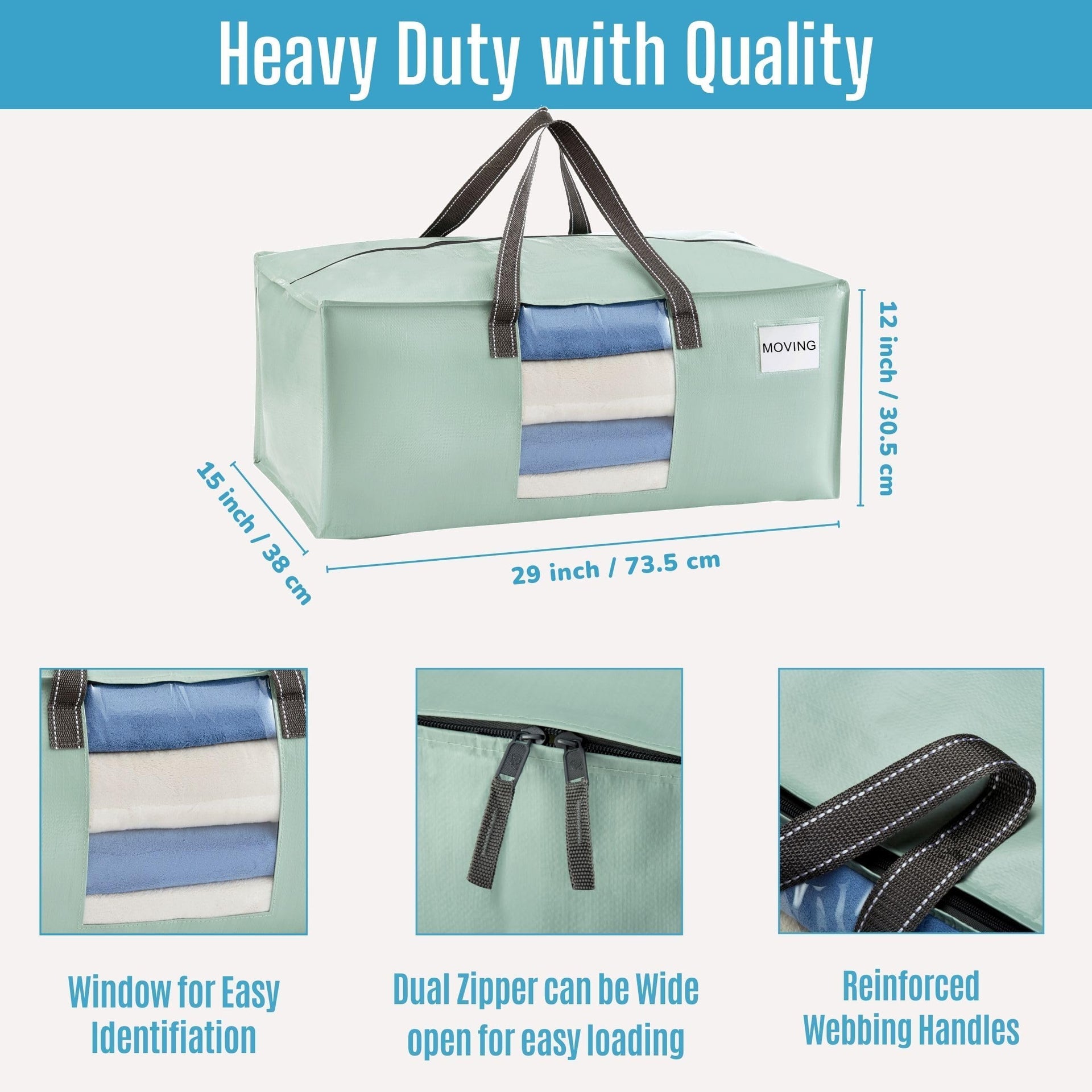 Heavy Duty Moving Bags (8 Count)