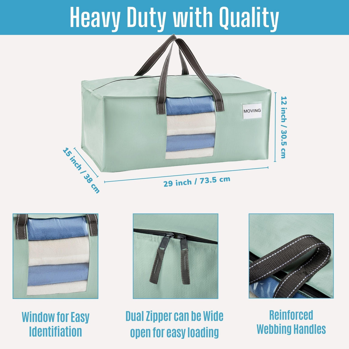 Heavy Duty Moving Bags (8 Count)