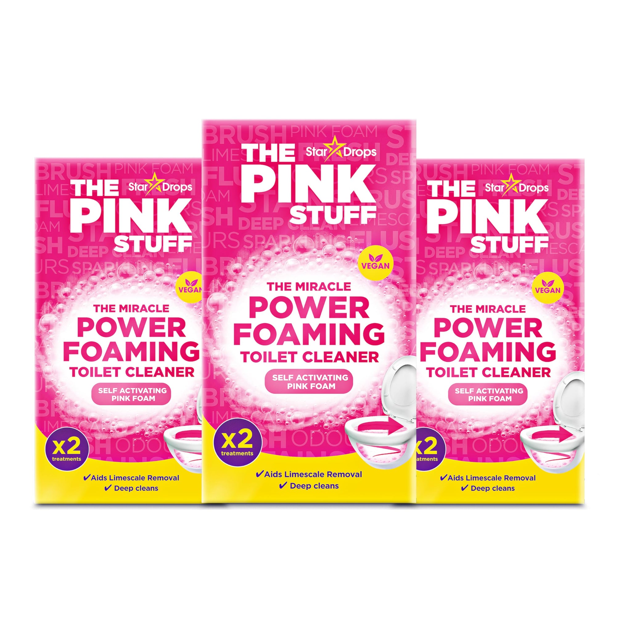 The Pink Stuff Miracle Power Foaming Toilet Cleaner (21 Ounce)