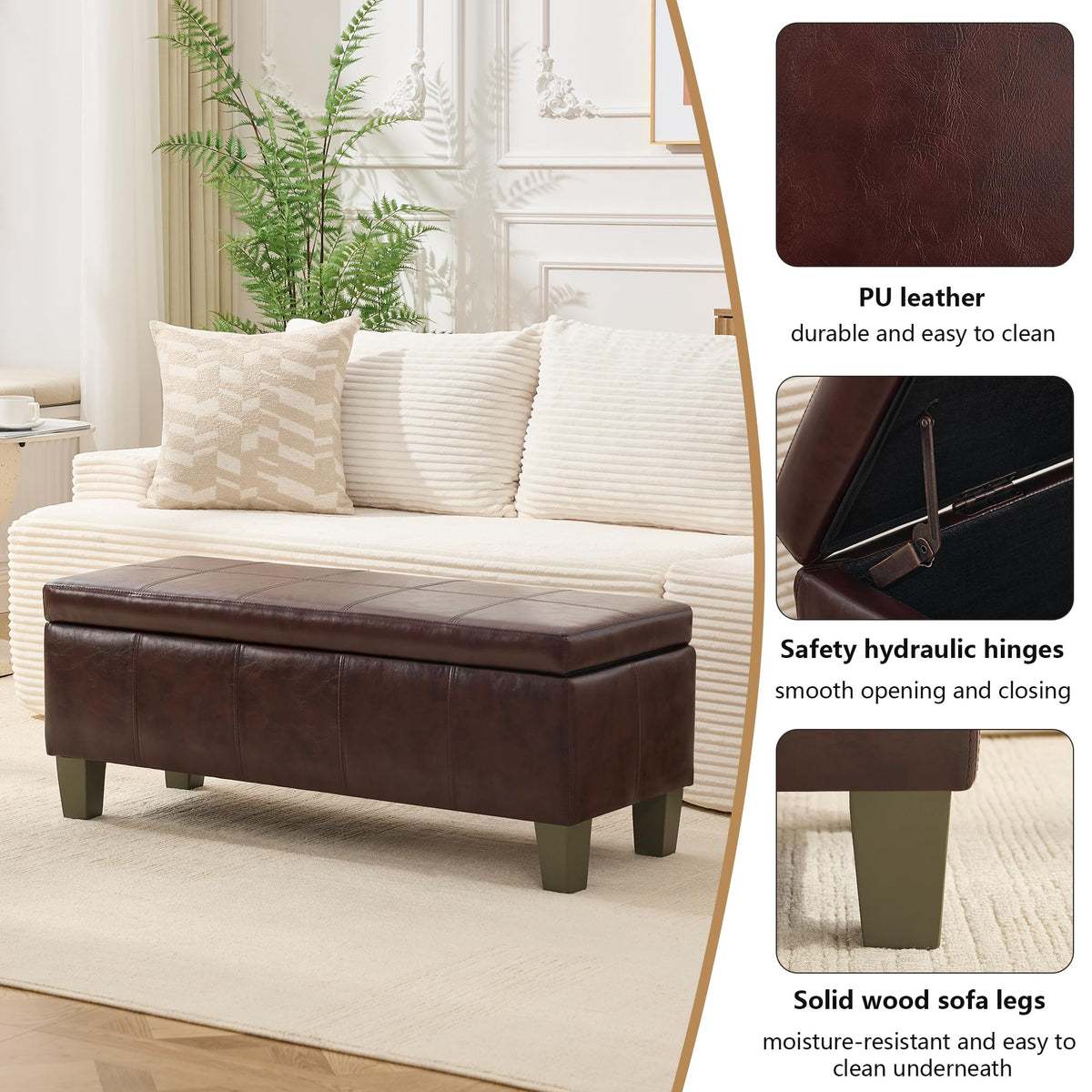 41" Storage Ottoman