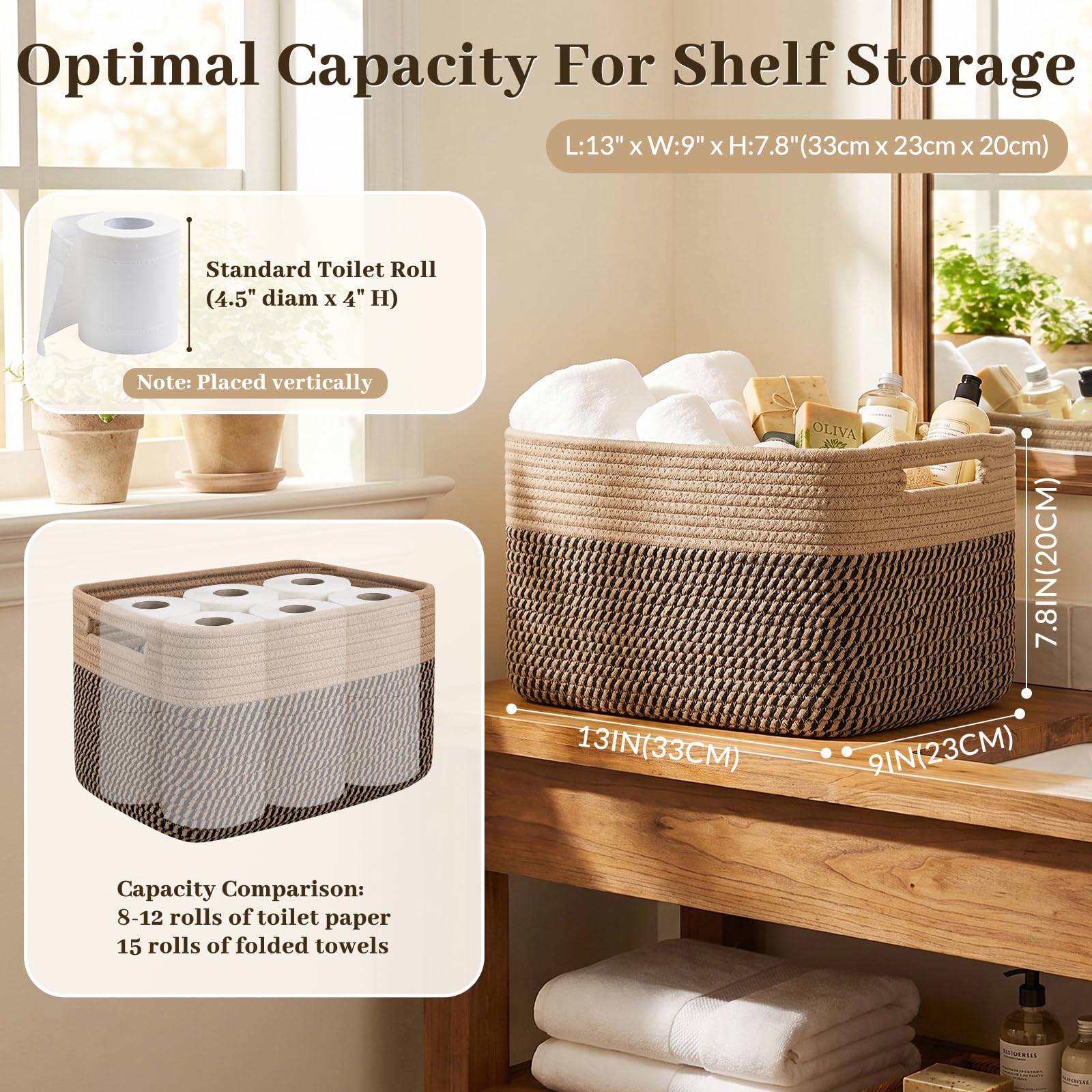 4 Pack Storage Basket (4 Count)