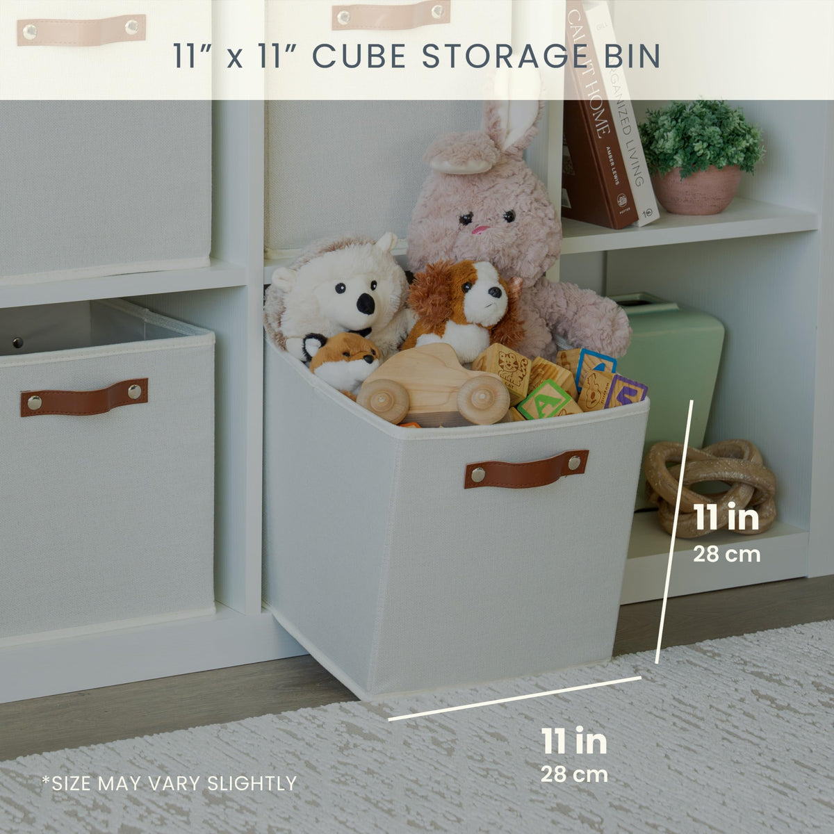 11x11 Cube Storage Bins (4 Count)
