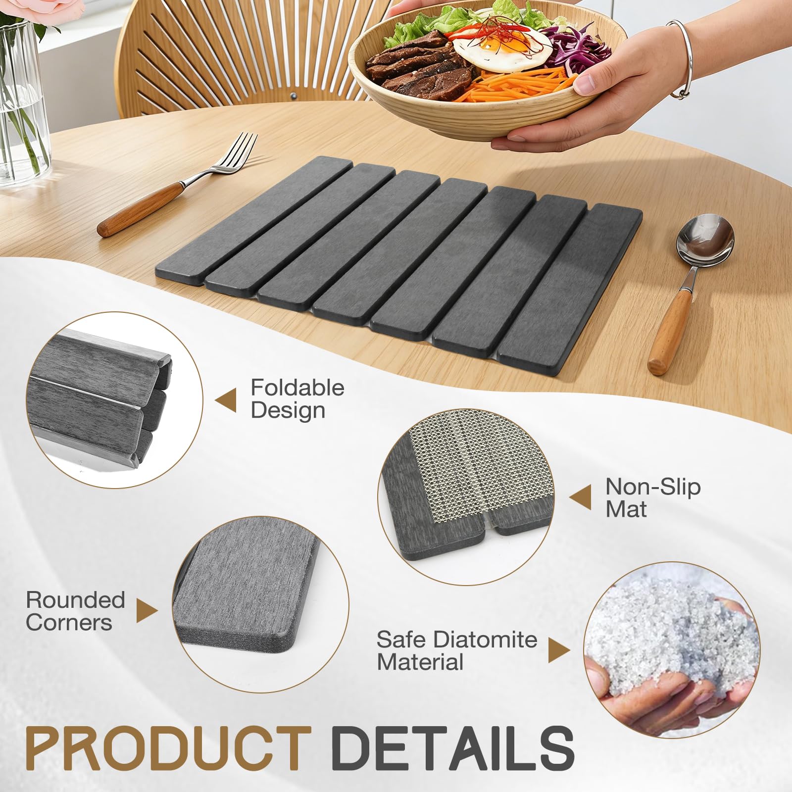 Stone Drying Mat 16" x 12"