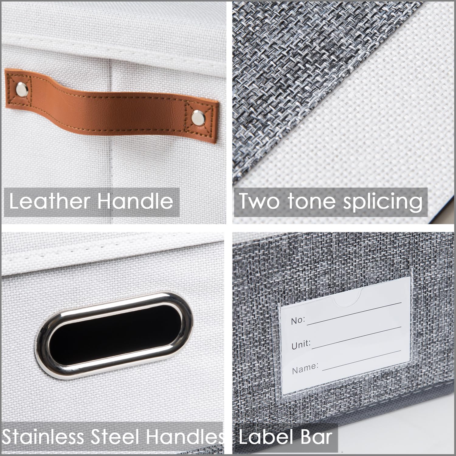 Storage Bins with Lids [3 (3 Count)