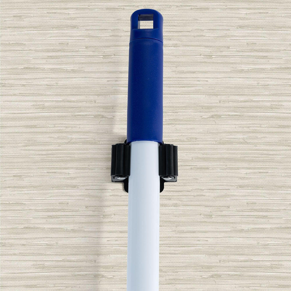Black Wall Mount Broom & Mop Holder