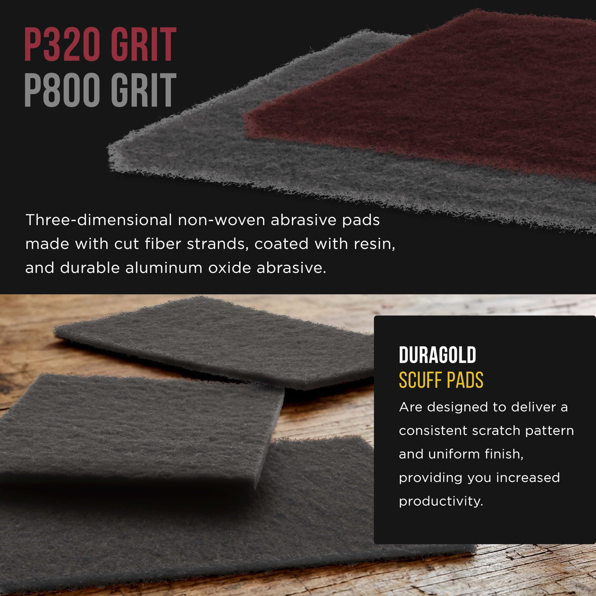 Premium 6" x 9" Scuff Pads (10 Count)