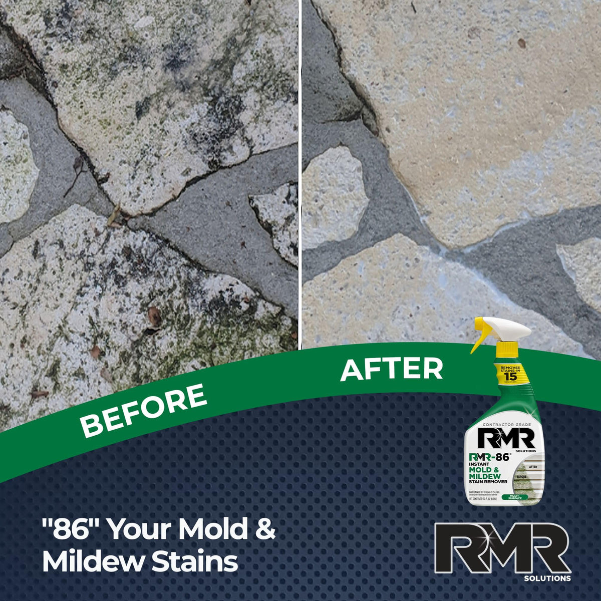 RMR 86 Instant Mold and Mildew Stain Remover Spray (30 Fl Oz) - ModHome Supplies