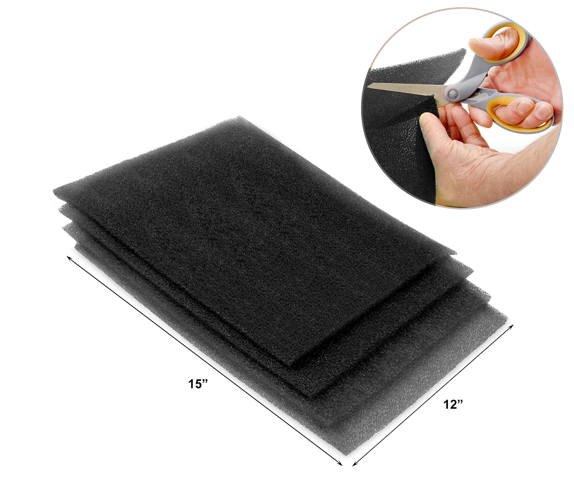 Fruit & Veggie Life Extender Liner for Fridge Refrigerator Drawers (4 Count)
