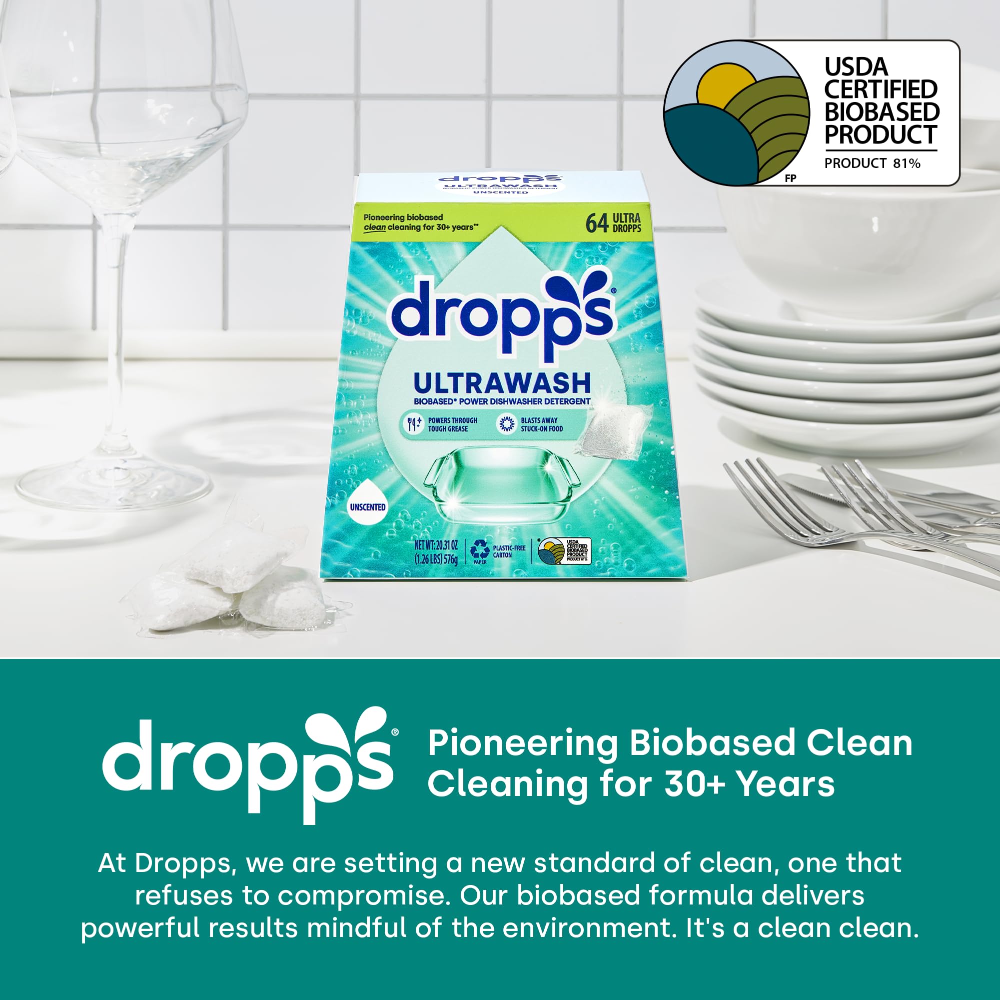UltraWash Dishwasher Detergent Pods (64 Count)