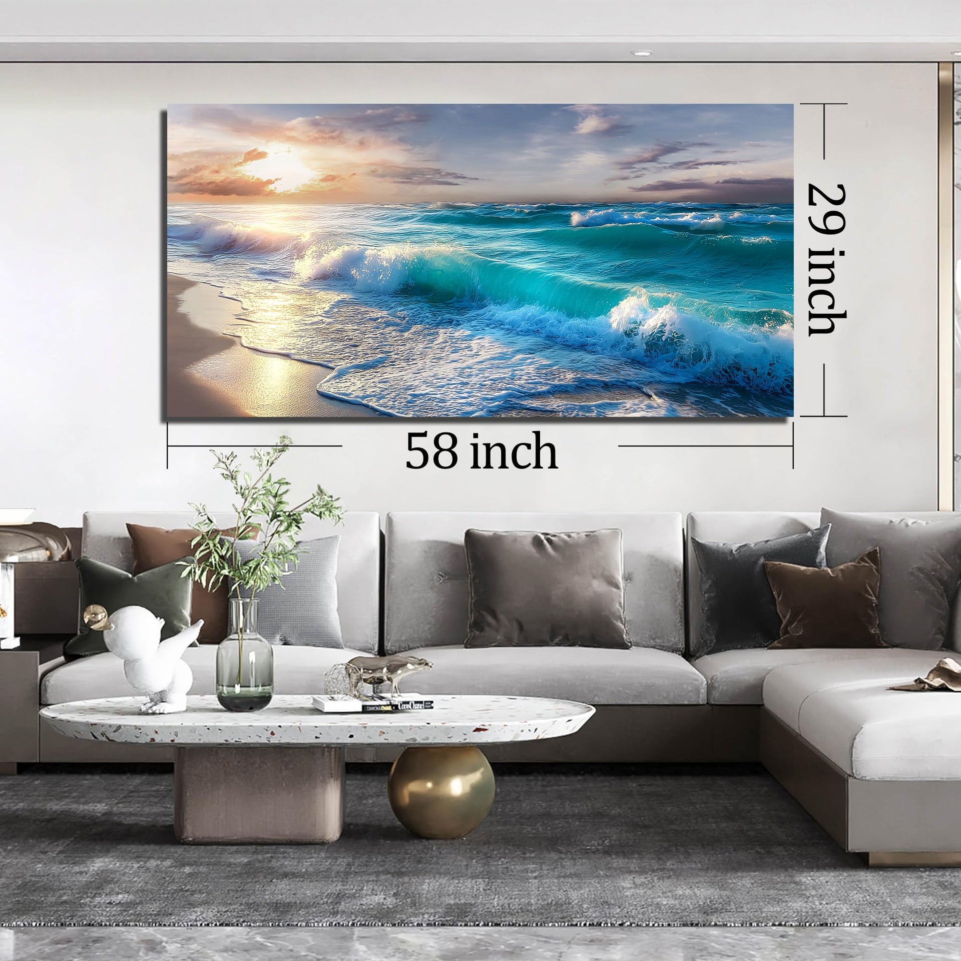 Ocean Wall Art for Living Room