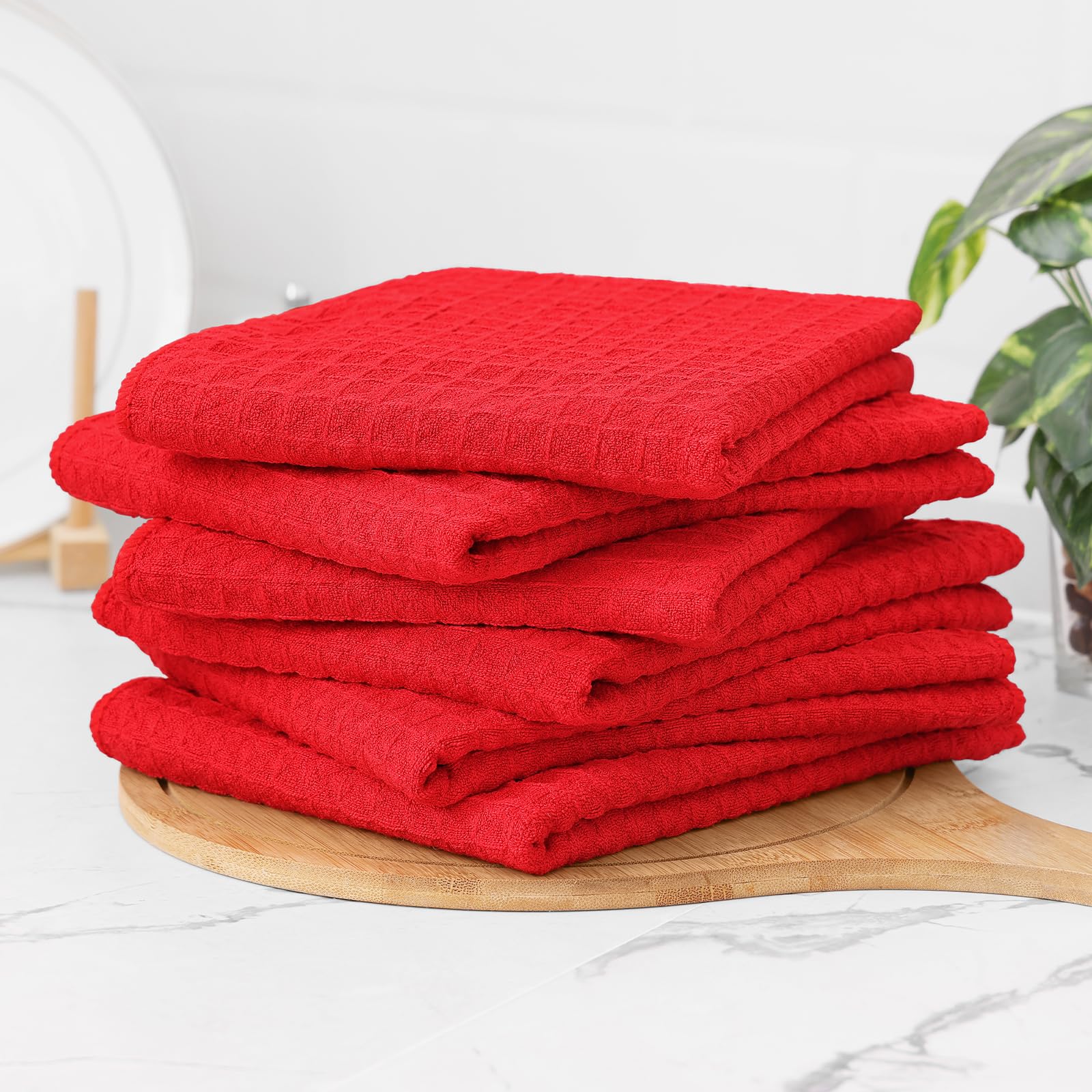 Microfiber Kitchen Towels and Dishcloths Sets (12 Count)