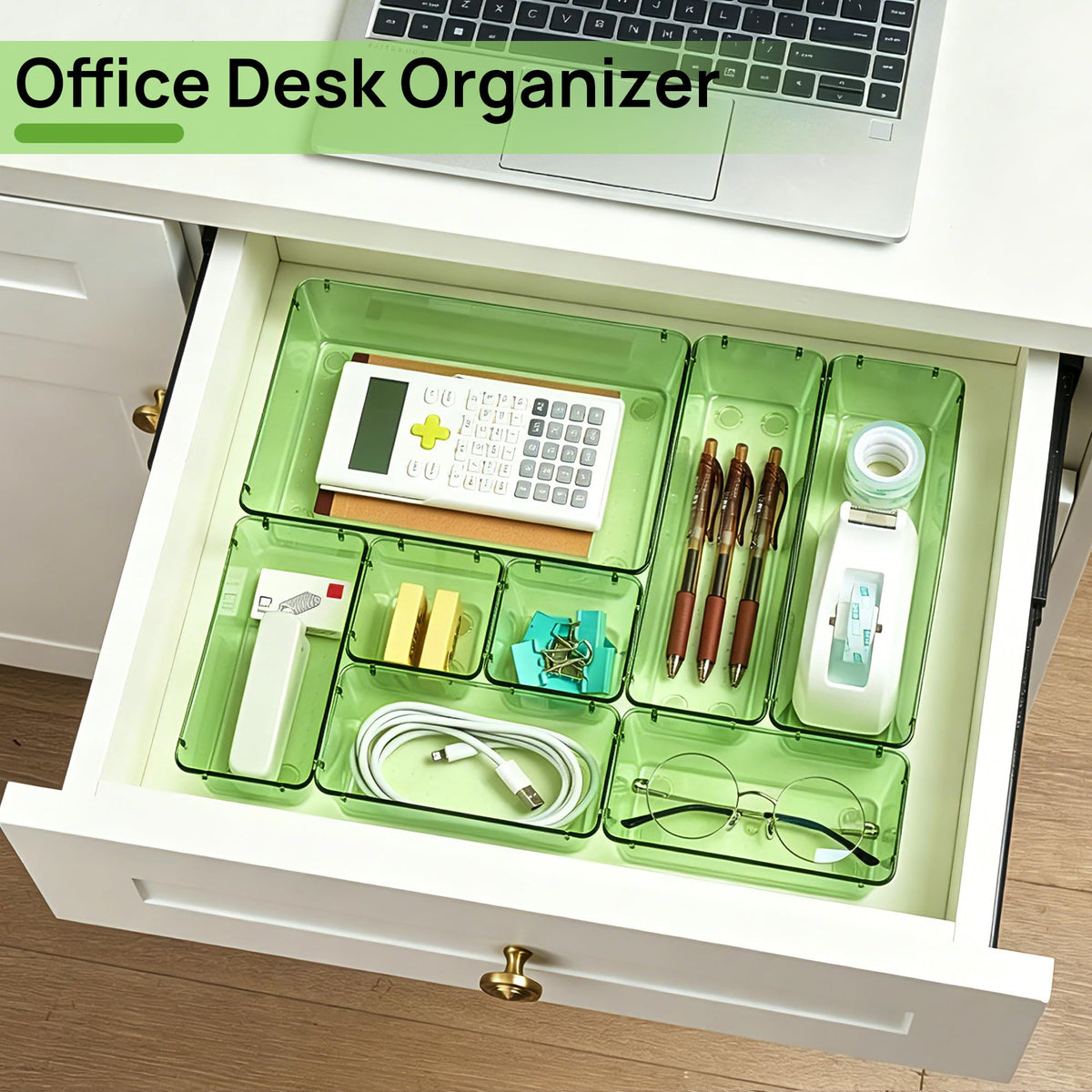 25 Pack Plastic Drawer Organizers with Non (25 Count)
