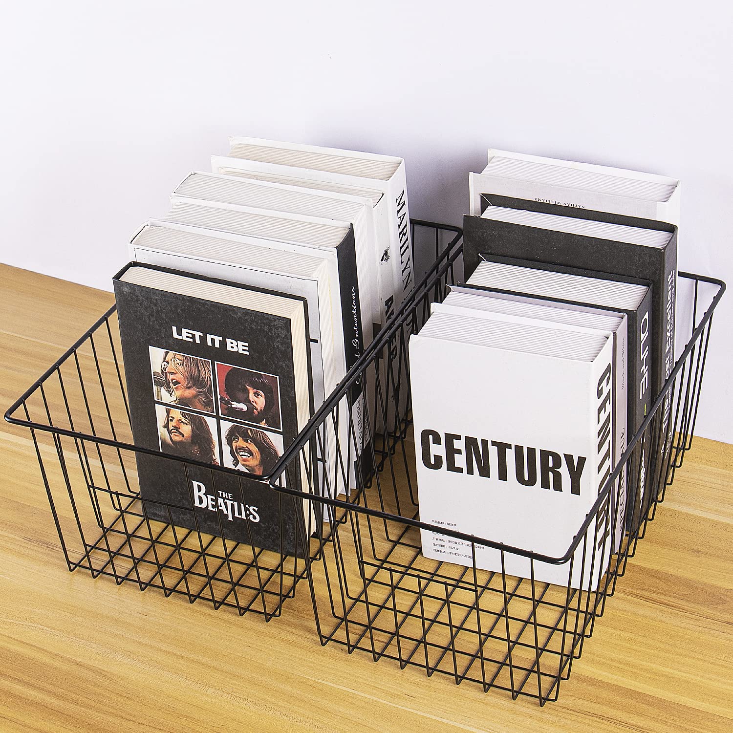 16inch Upright Freezer Organizer Baskets for 13 (2 Count)