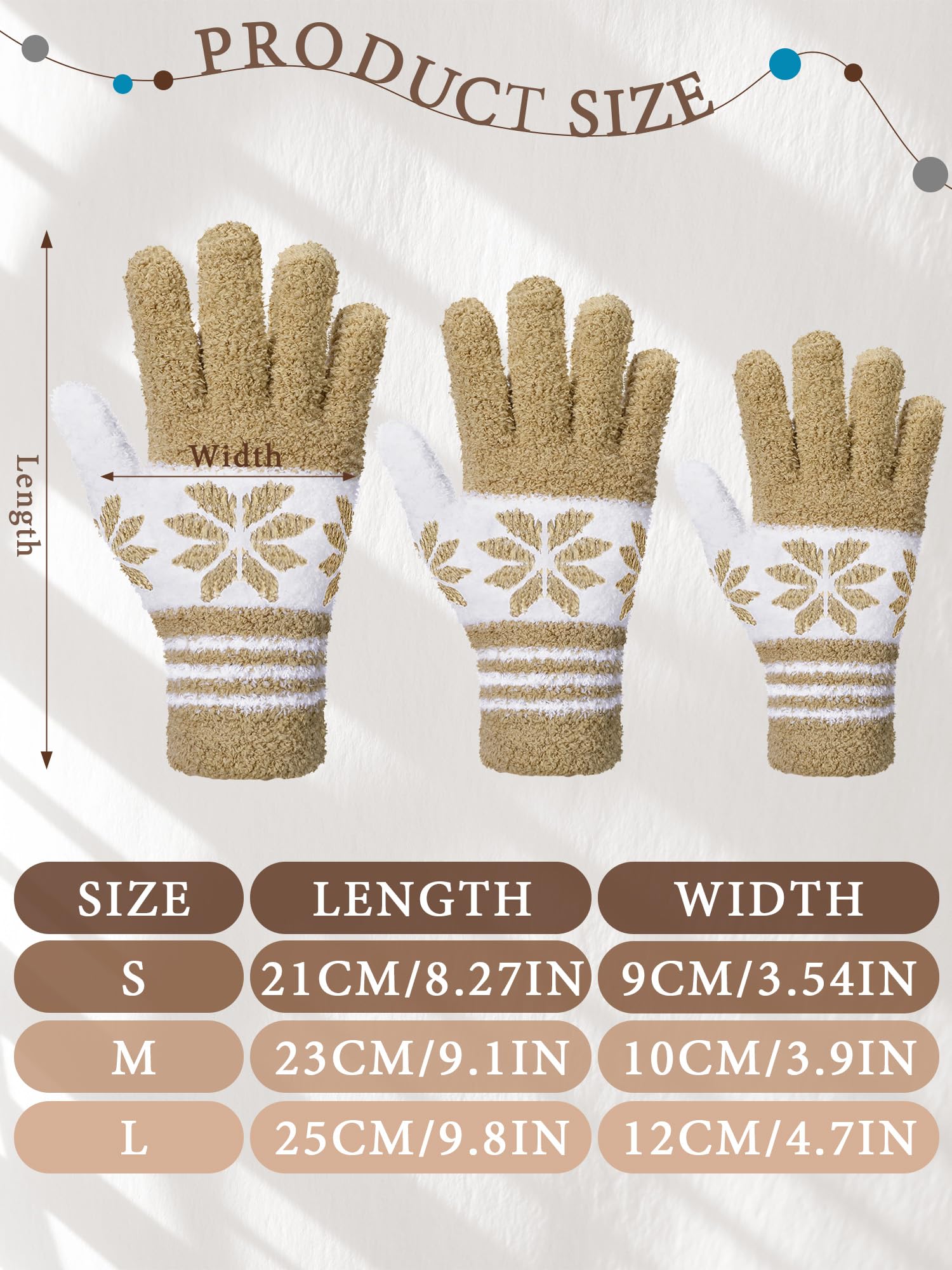 3 Pairs Microfiber Dusting Gloves for Plants Leaf (3 Count)
