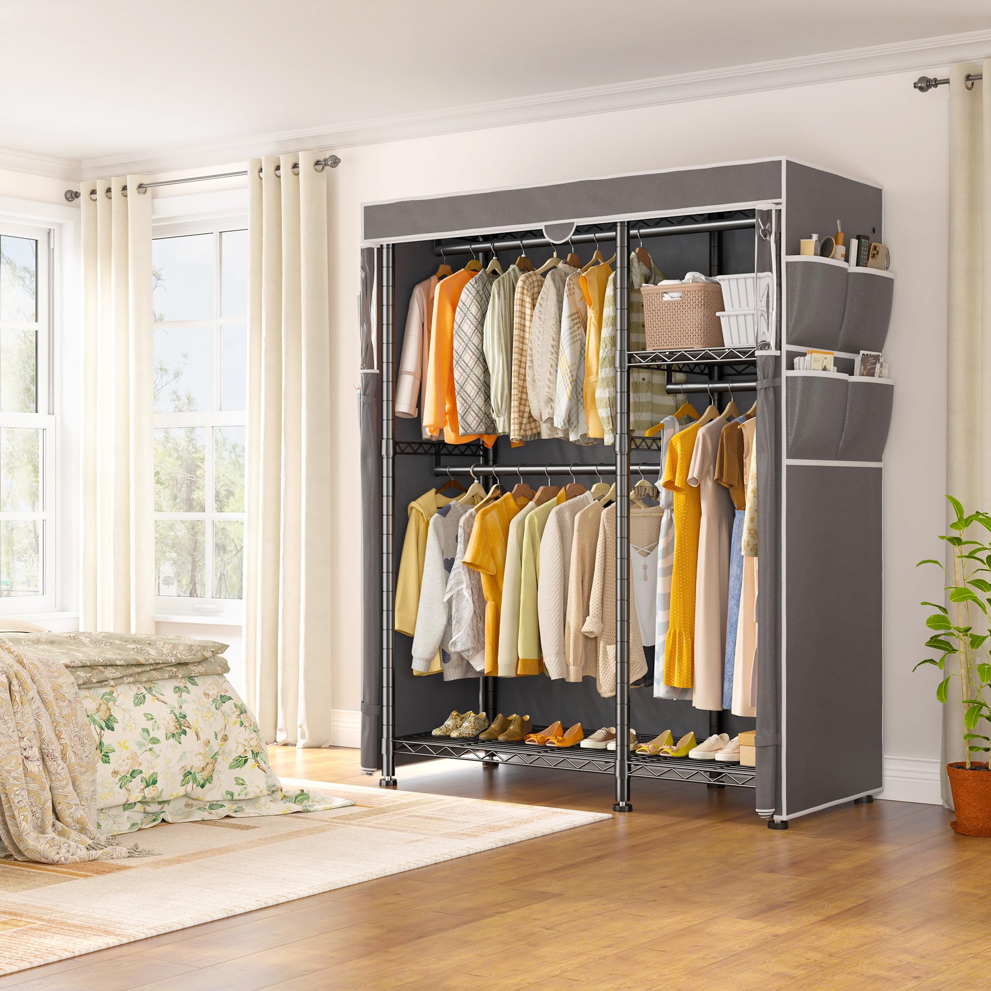 Clothes Rack with Cover
