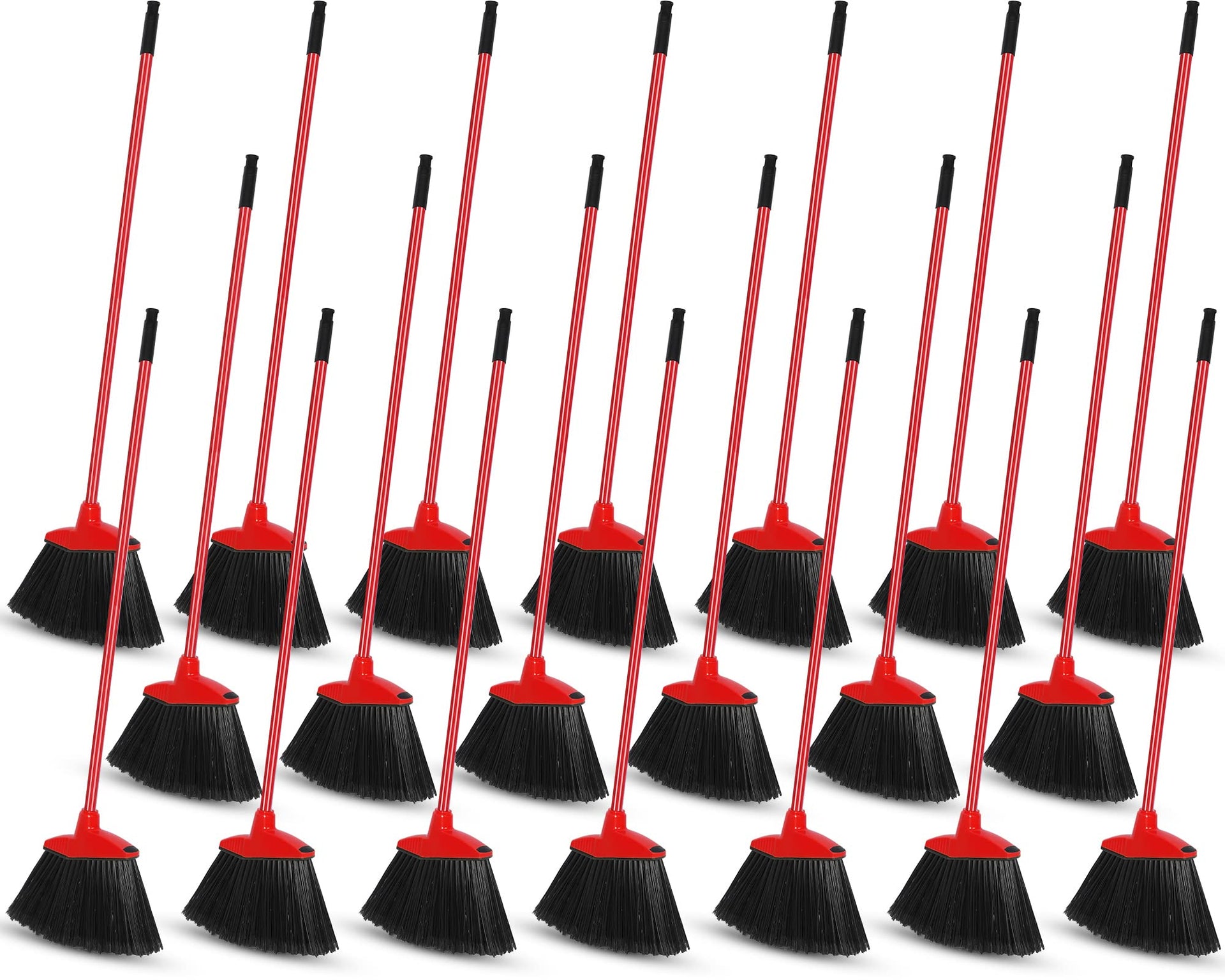 20 Pcs Heavy Duty Broom Commercial Outdoor Indoor (20 Count)