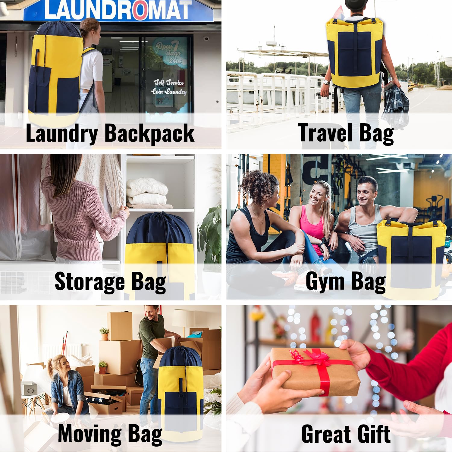 Laundry Bag Backpack