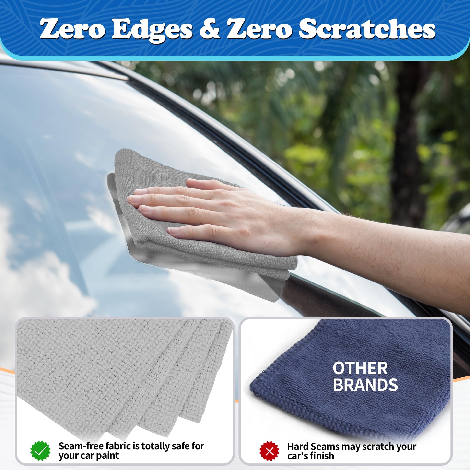 Shop Towels Microfiber Cleaning Cloth Bulk (200 Count)