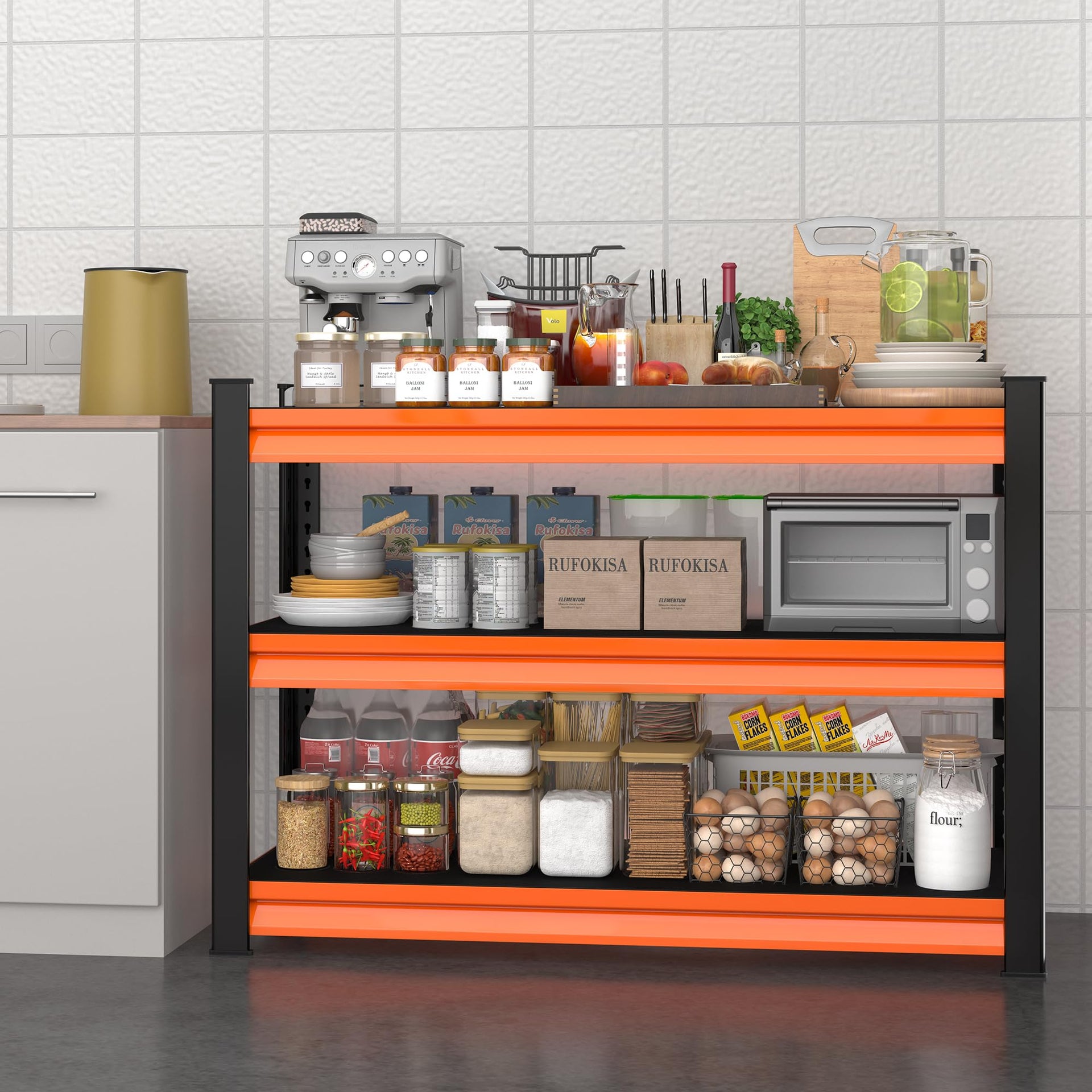 40" W Garage Shelving Heavy Duty