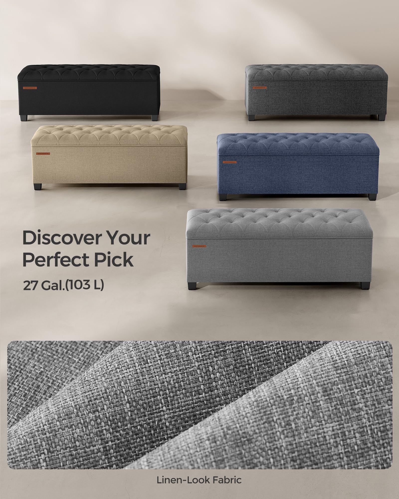 Storage Ottoman Bench