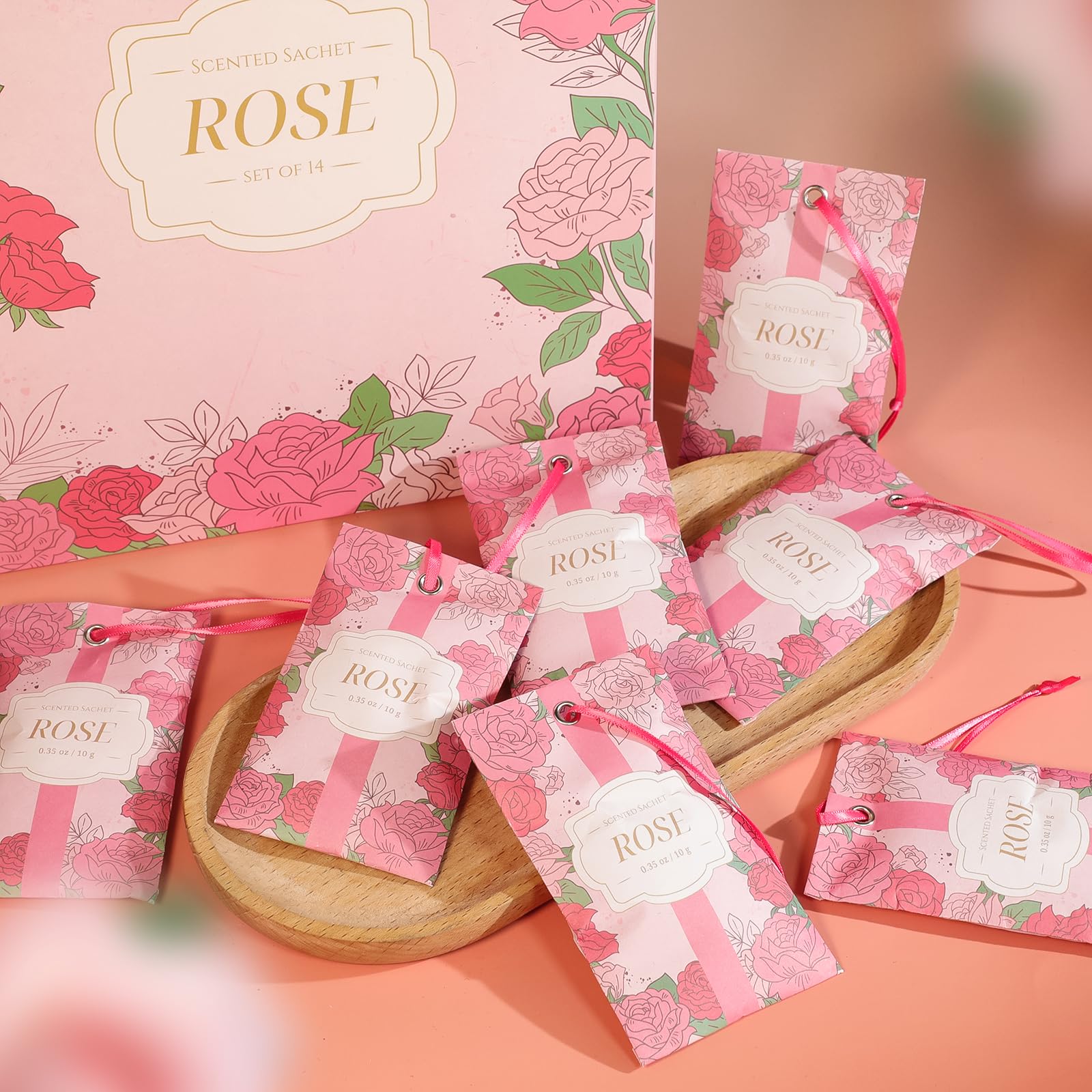 Scented Sachets for Drawer and Closet (14 Count)