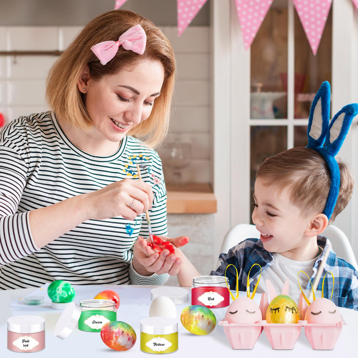 4 OZ Plastic Jars with Lids (72 Count)
