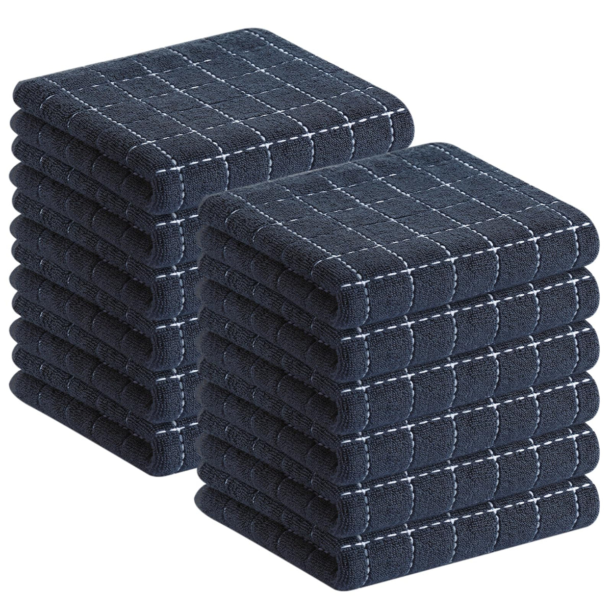 100% Cotton Terry Kitchen Towels (12 Count)