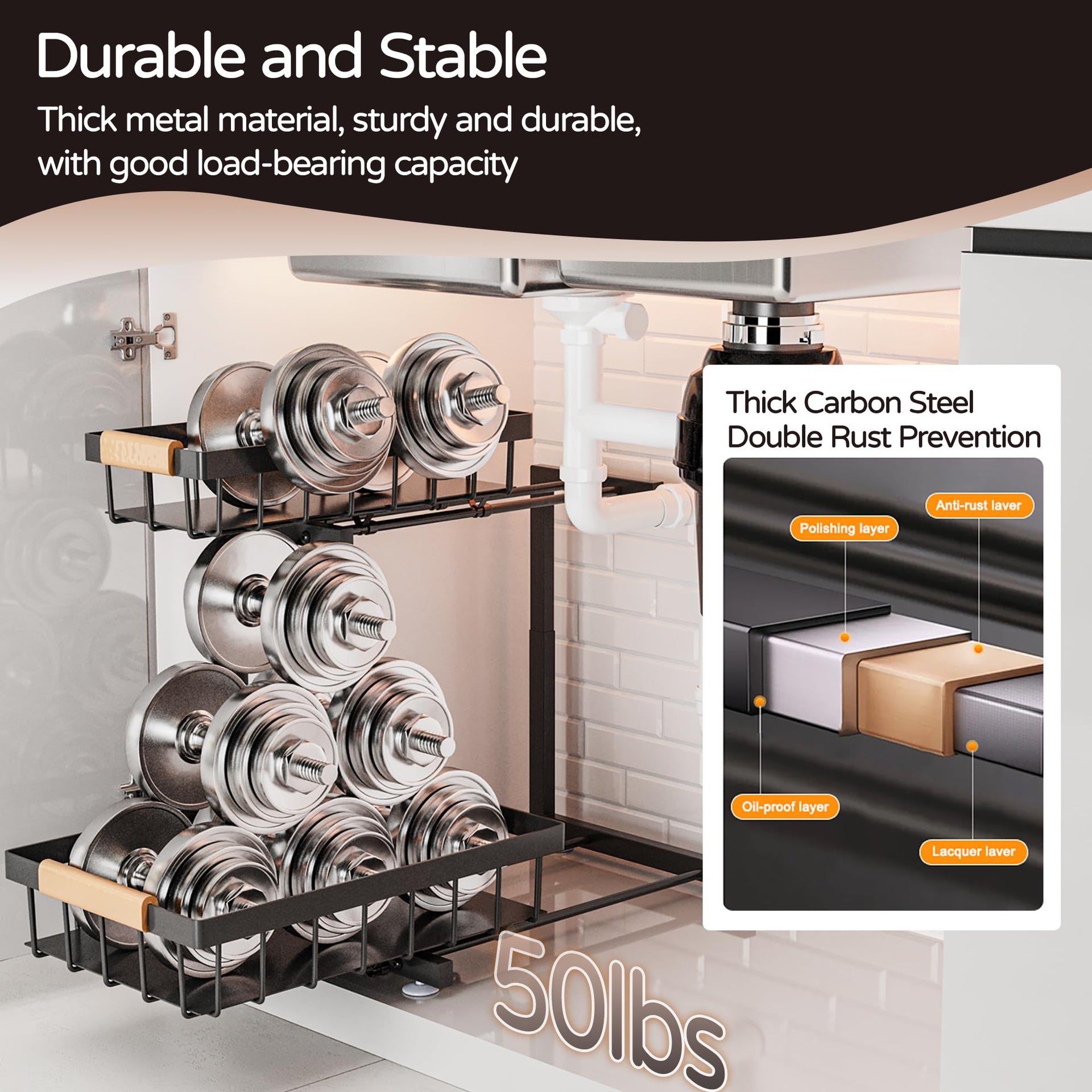 Under Sink Organizer (2 Count)