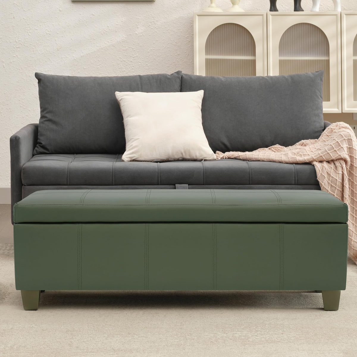 51 Inch Storage Ottoman
