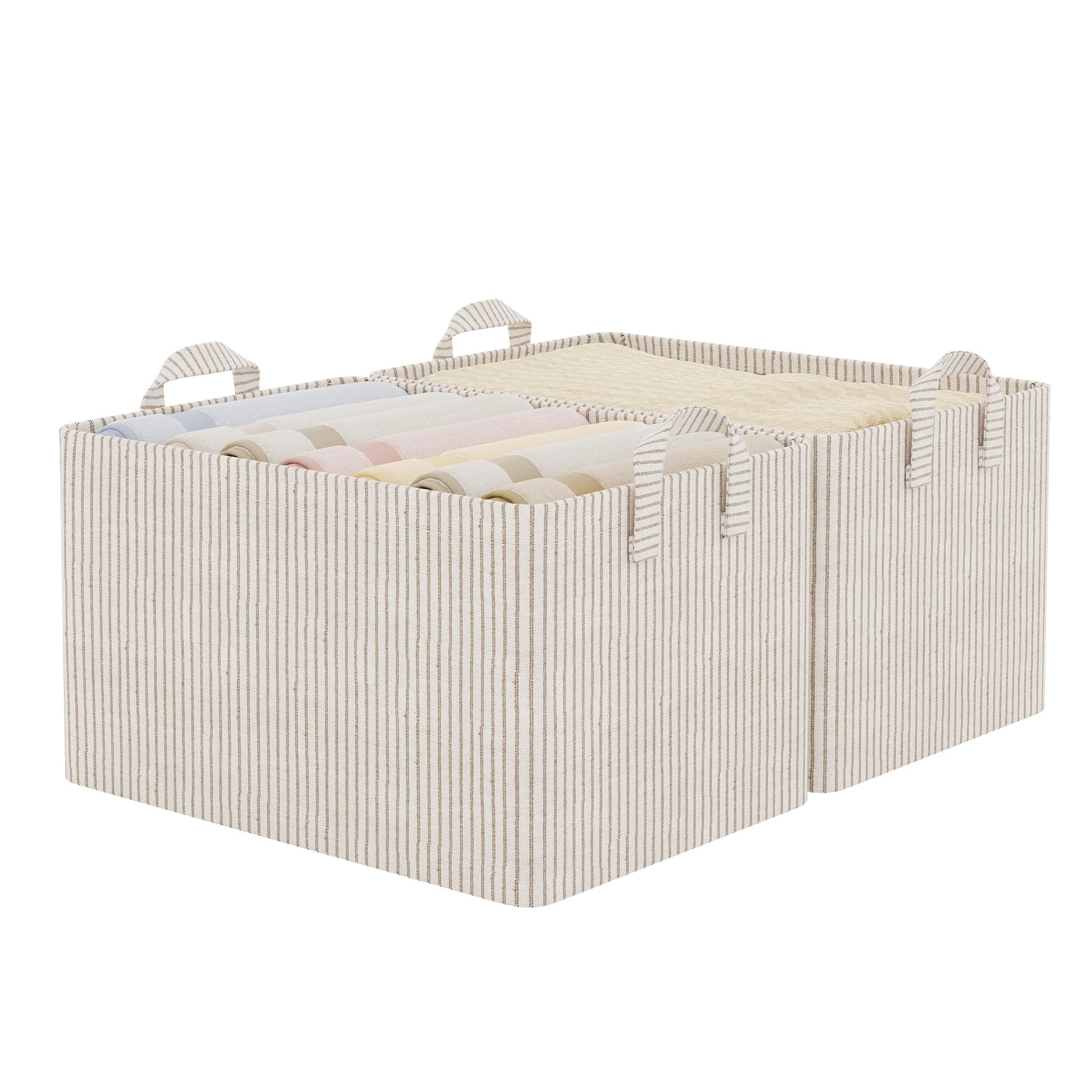 Storage Bins Fabric Storage Bins for Shelves (2 Count)