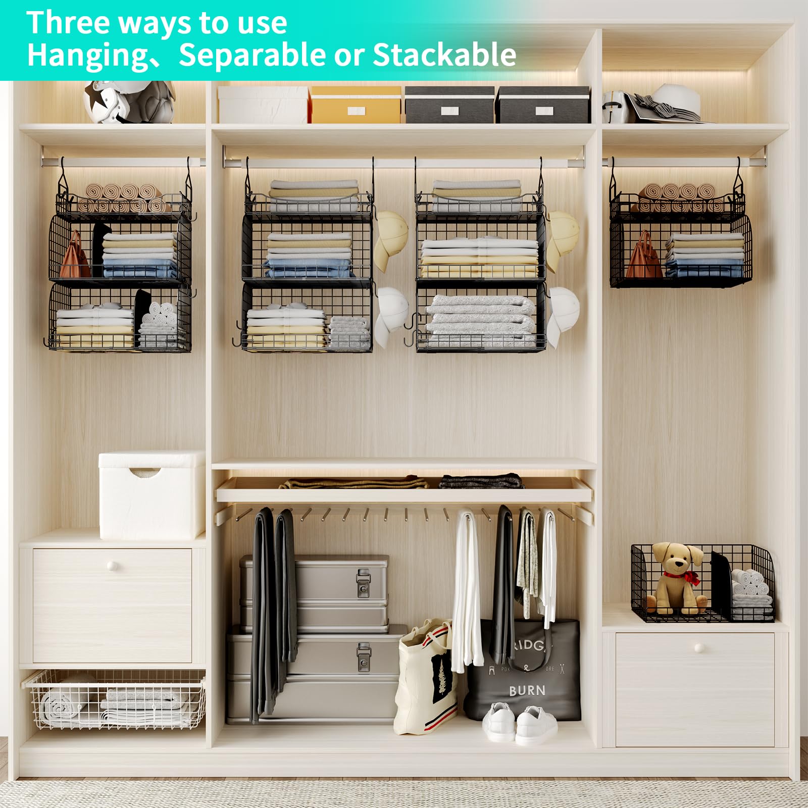 Hanging Closet Organizer Storage